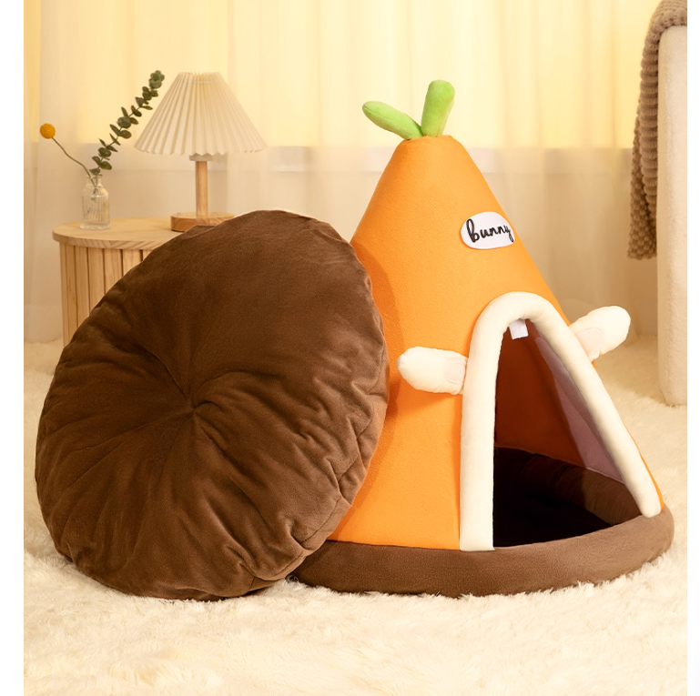 All Seasons Indoor Cat Haven Cozy Semi-Secure Feline Retreat