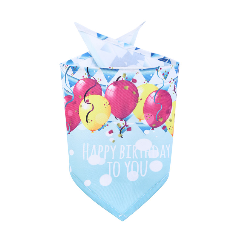 Fashion Items Happy Birthday Pet Drool Towel