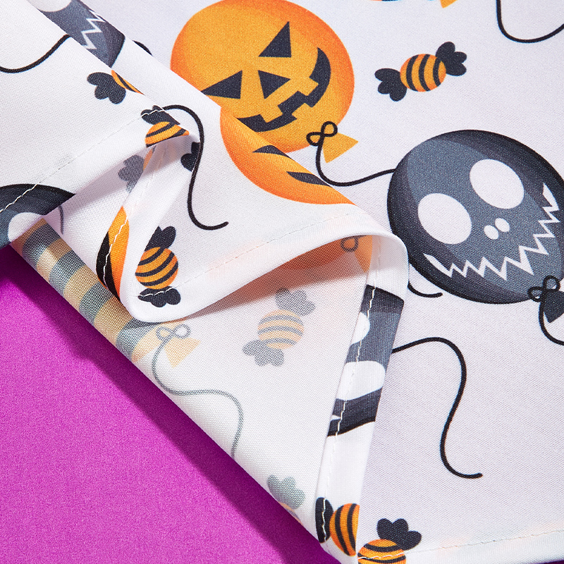 Halloween themed Pet Bib with Devil Balloon Design