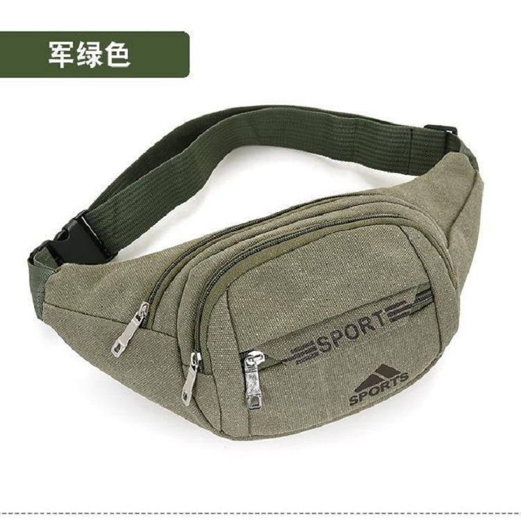 Waist Bag For Men Luxury Free Shipping Bag And Women Large Capacity Multi Functional Canvas Wear Resistant Phone Designer Bag Waist Bag Fashionable Bu