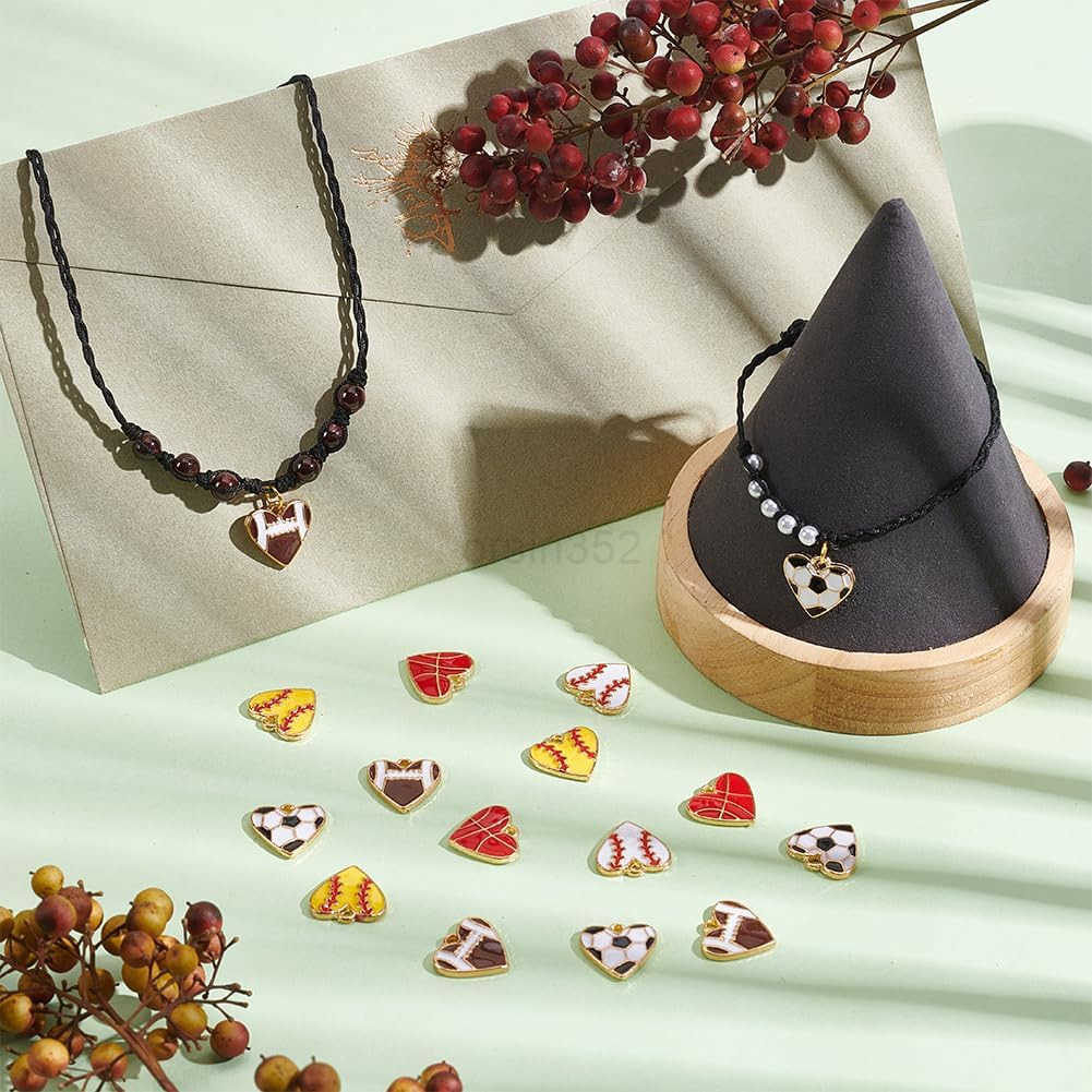 PandaHall Heart Pendart CharmsW250911