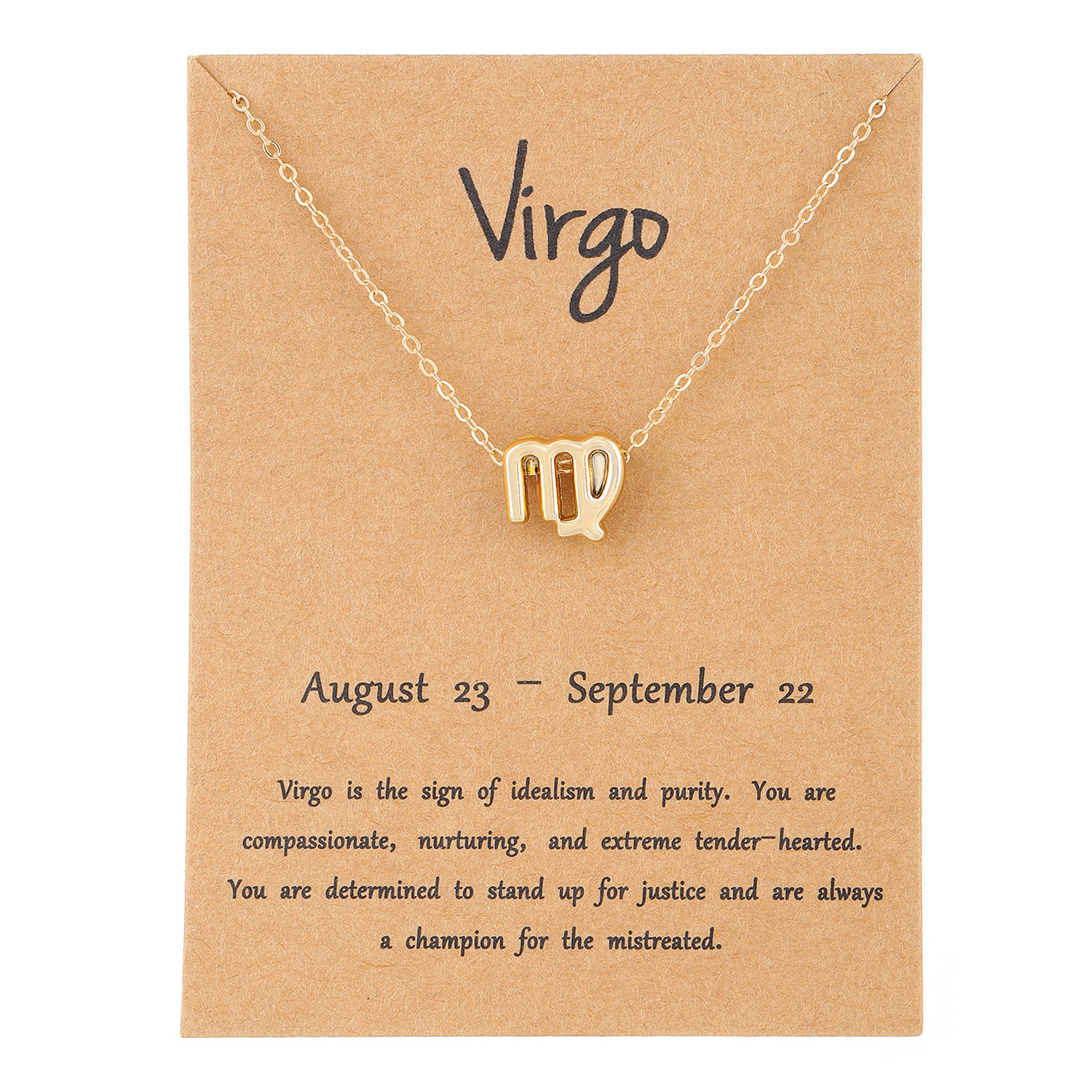 Personalized Creative Twenty Fashion Simple Pendant Necklace Zoc Collarbone Chain With Cardboard