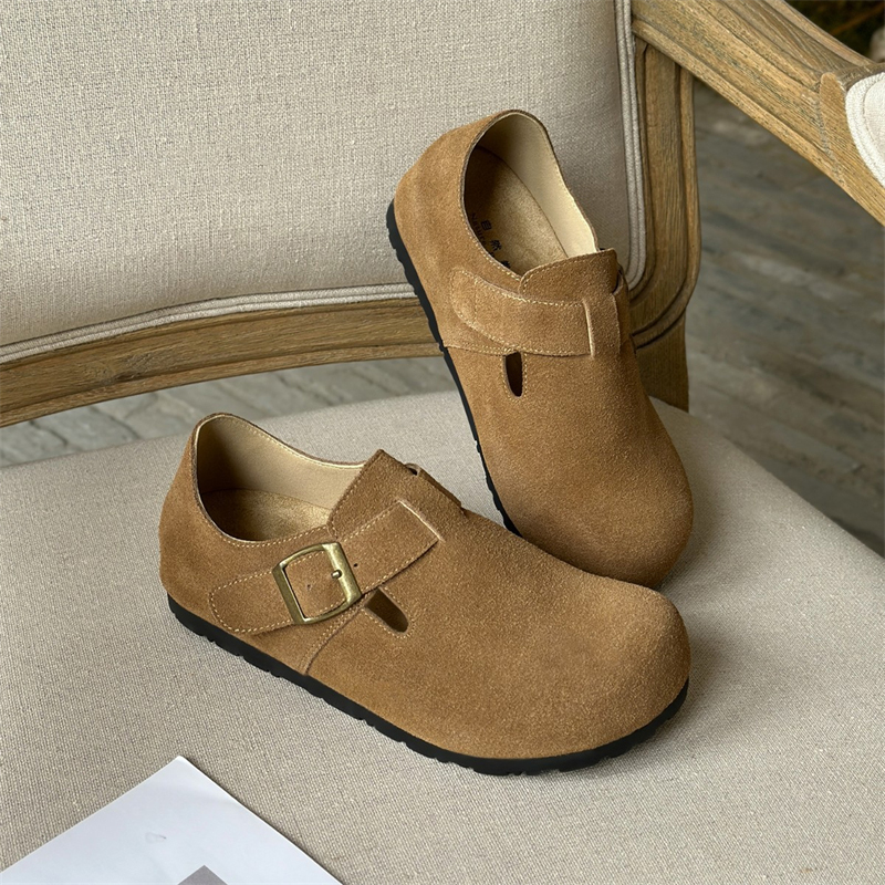 hot free shipping designer Autumn and winter new style with plush thick sole cotton mop women's versatile retro fashion casual shoes brown dh9110