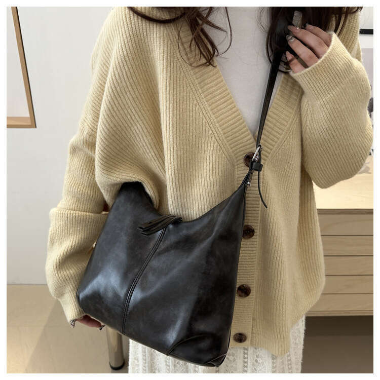 Trendy Melad Style Large Capacity Underarm 2025 Winter New High-Value Single Designer Bags Shoulder Crossbody Commuter Tote Bag
