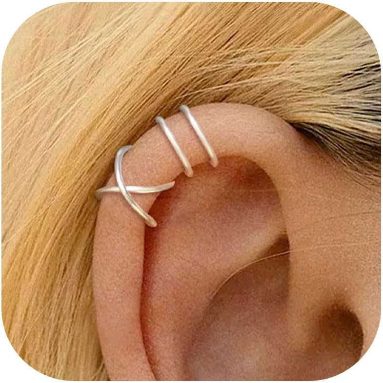Ear Cuff Earrings for Women Non Piercing Faux Earring Cuff Rose Gold Earring Cuffs Non PiercedW250911