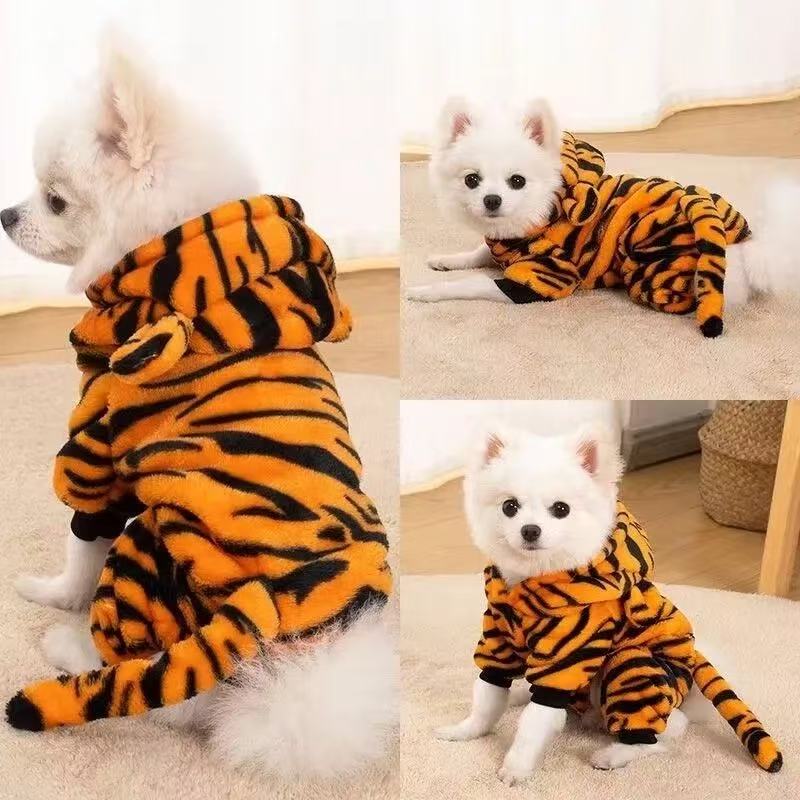T1182Cute Teddy Cat Transformation Costume - Insulated Pet Apparel