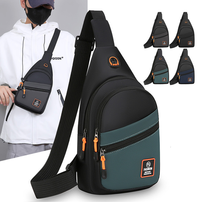 Free Shipping Chest Bag New Men S Multifunctional Simple Fashion Designer Bag Luxury Bag Trendy Single Shoulder Bag Business Commuter Crossbody Bag