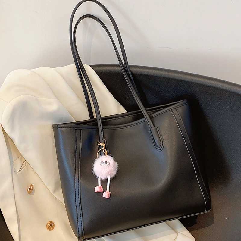 Korean Sle Faionable Commuter Womens Handbag 2025 New Trendy Versatile oulder Bag High Quali Soft PU Leather Tote Bag Z250911