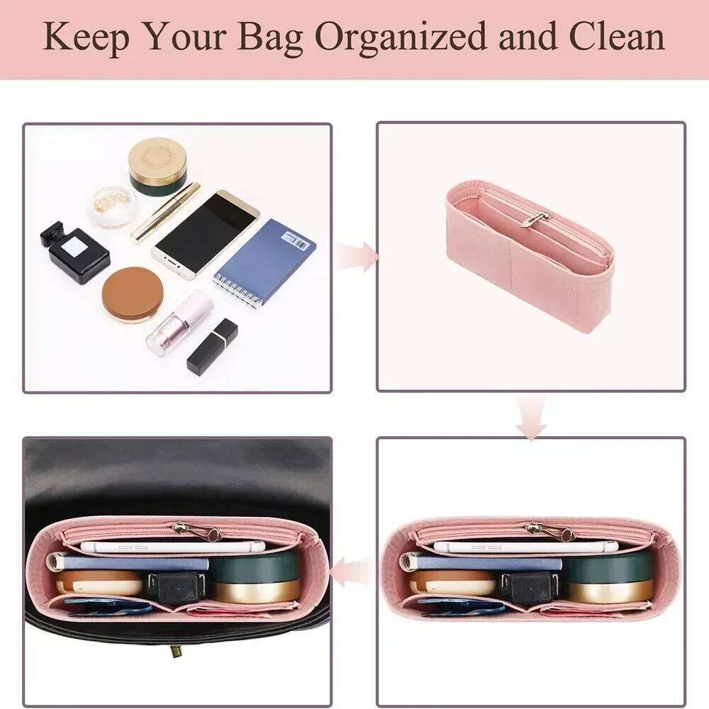 Tote Timid Storage & Finishing Inner Bag Liner Handbags Insert Organizer Fit Mini Size Anti-fouling Inner liner bag Storage bag