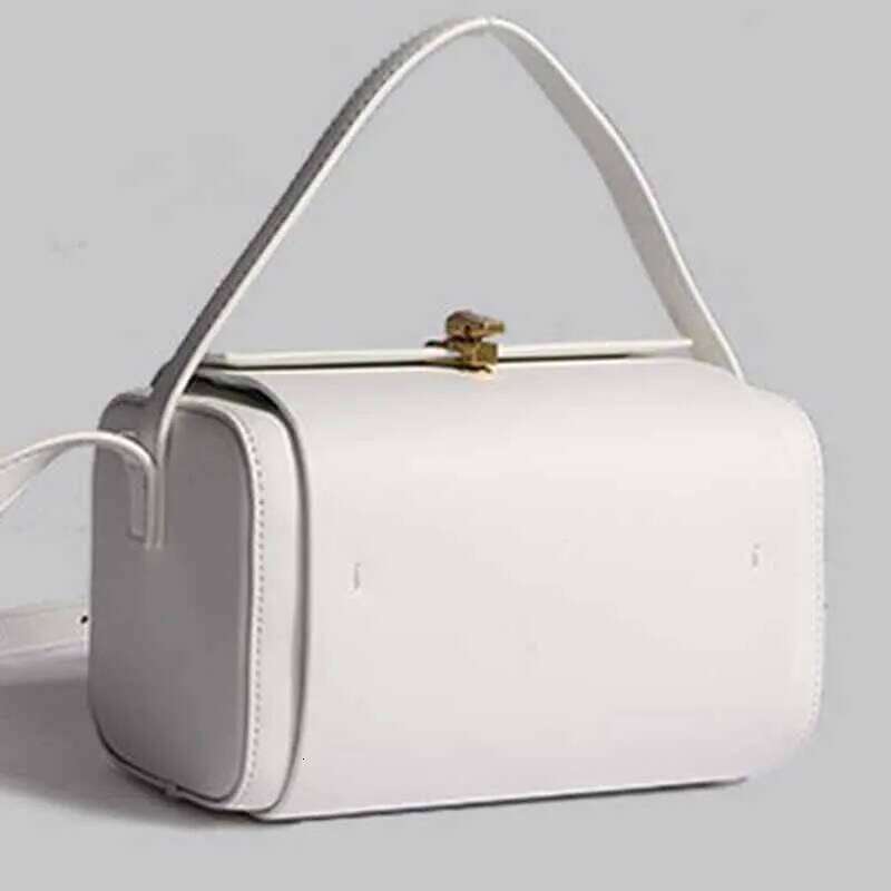 Hand Held Bags Women S New Fashion Lock Design Berry Purple All Match Niche Light Messenger Bag