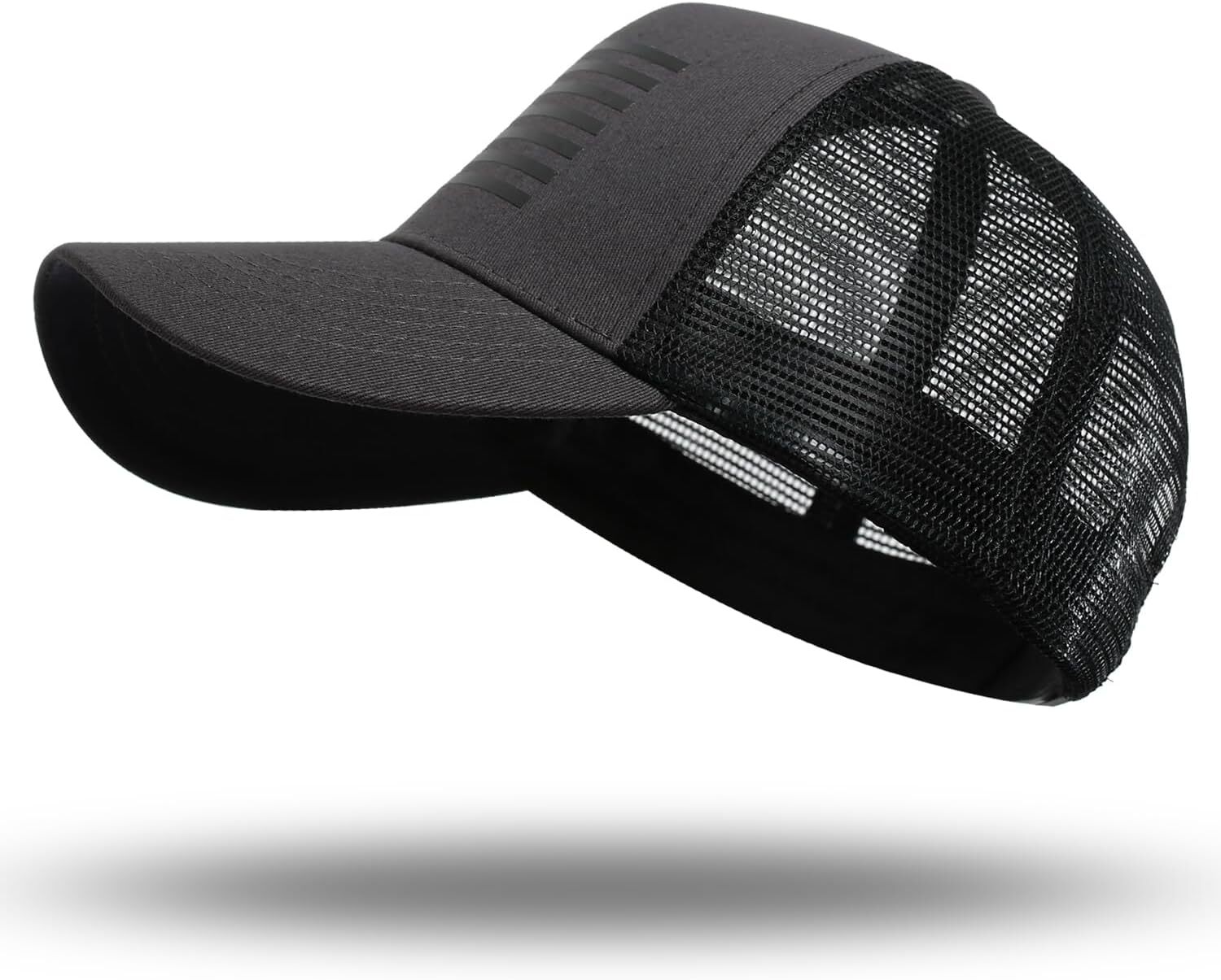 American Flag Trucker Hat Snapback Hat, Baseball Cap Men Women Breathable Mesh Side, Adjustable Fit for Casual Wear