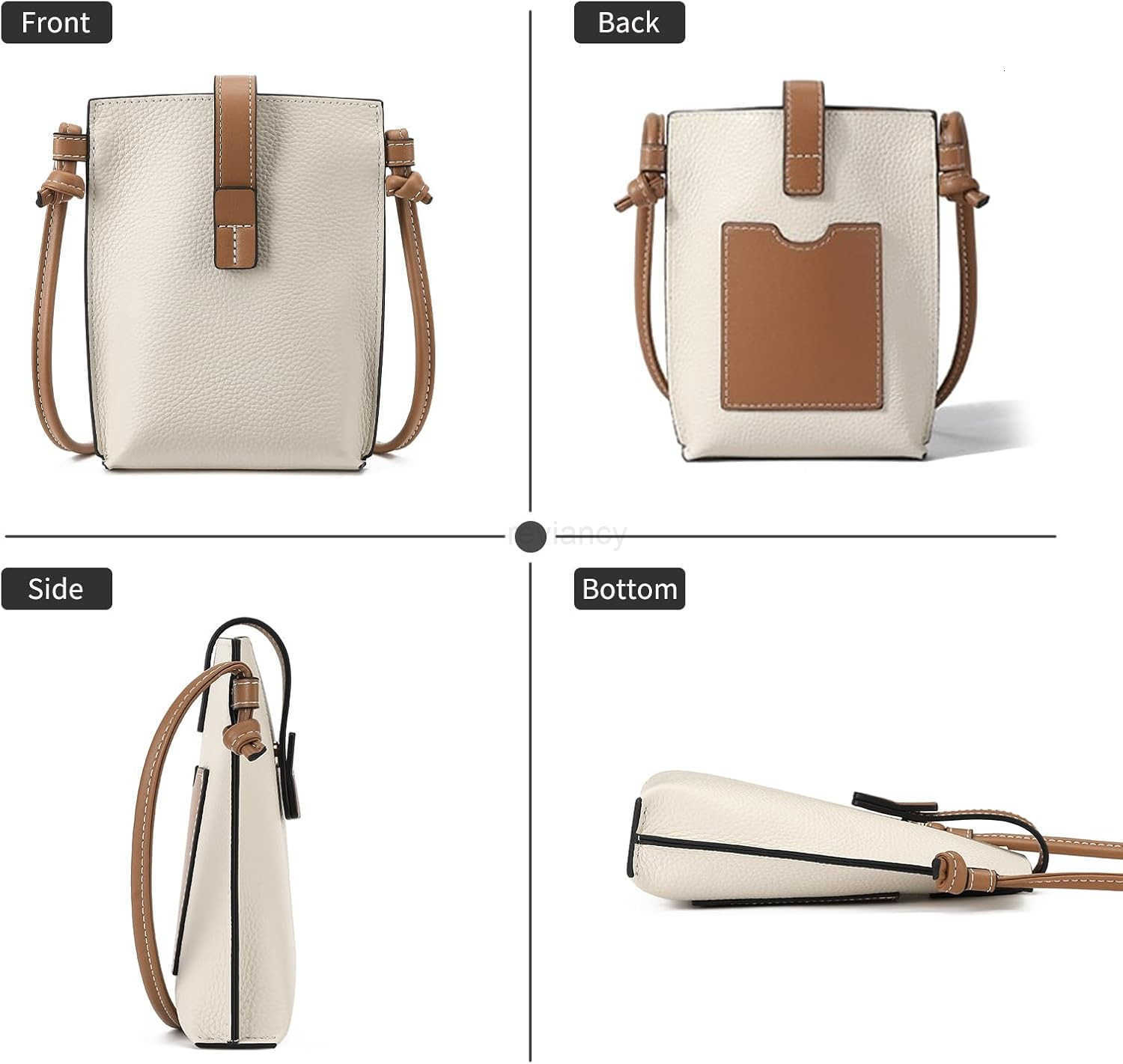 Leather Small Crossbody Bags for Women Phone Purse Minimalism Cell Phone Bag with Card SlotW250911
