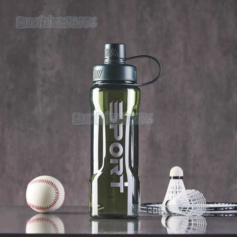 Large Capacity Fitness Sports Water Bottle Shatterproof Leakproof Plastic Mens Cup High Temperature Resistant Space Water Cup H250911