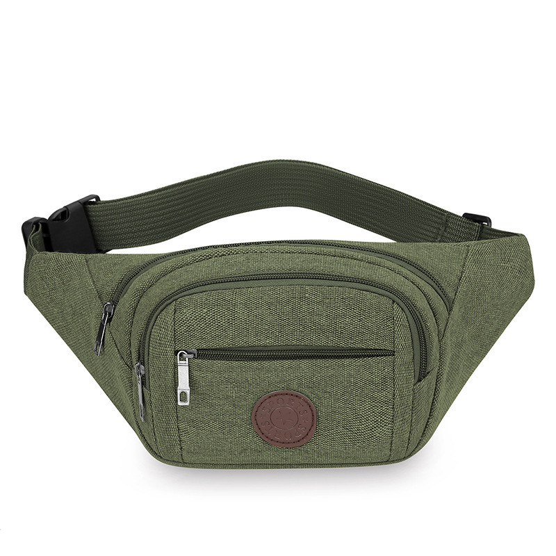 Factory Direct New Men S Canvas Sports Free Shipping Waist Designer Bag Bag Women S Casual Luxury Bag Fashion Large Capacity Storage Cashier Waist Bag