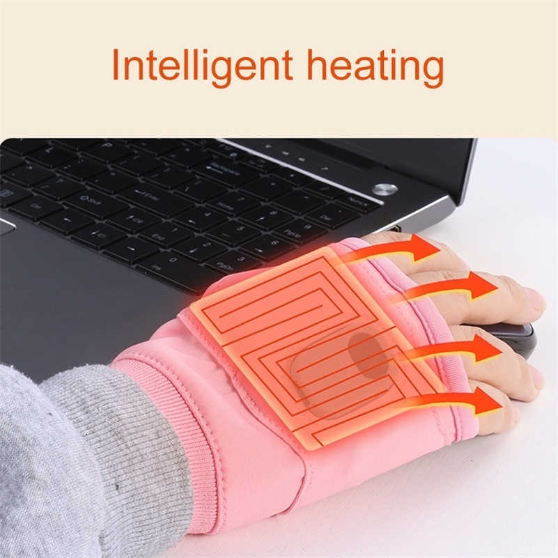 Rechargeable Electric Heated Gloves 360 Degree Heating Thermal Heated Gloves Windproof Touchscreen for Outdoor Hiking Cycling 250910