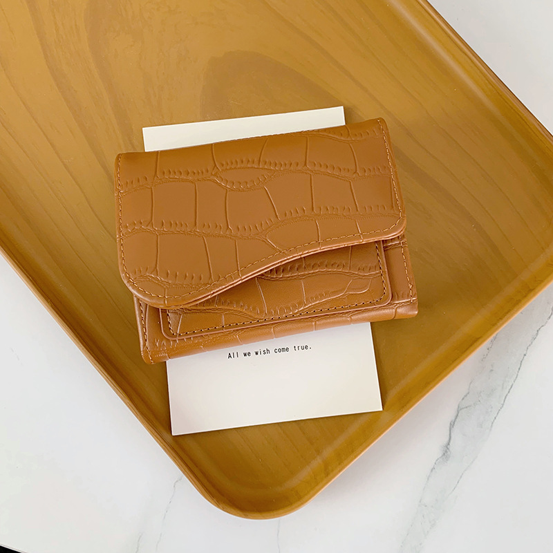 Designer Wallet Fashion Women Uxury Vintage Minimalist Genuine Leather High Capacity Snap Red Brown Coin Pocket Long Short