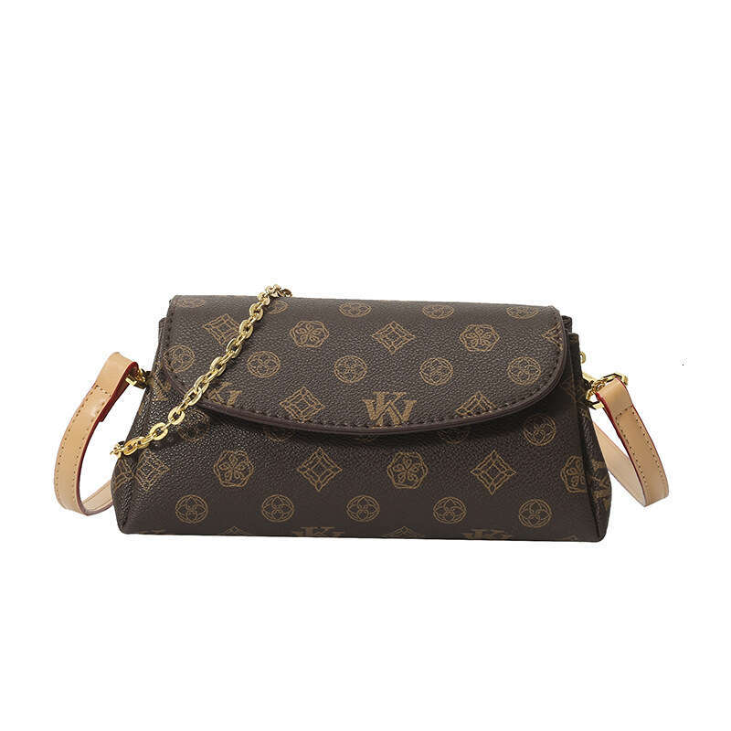 Elegant Small Square Bags Fashion Underarm Luxury Bags or Women 2025 New Printed Versatile Chain Shoulder Crossbody Bag