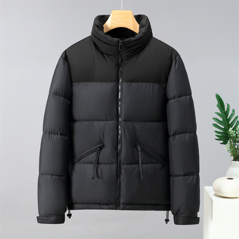 Free shipping designer Mens Jackets new short stand up collar men down cotton jacket for winter casual warmth mens bread coat