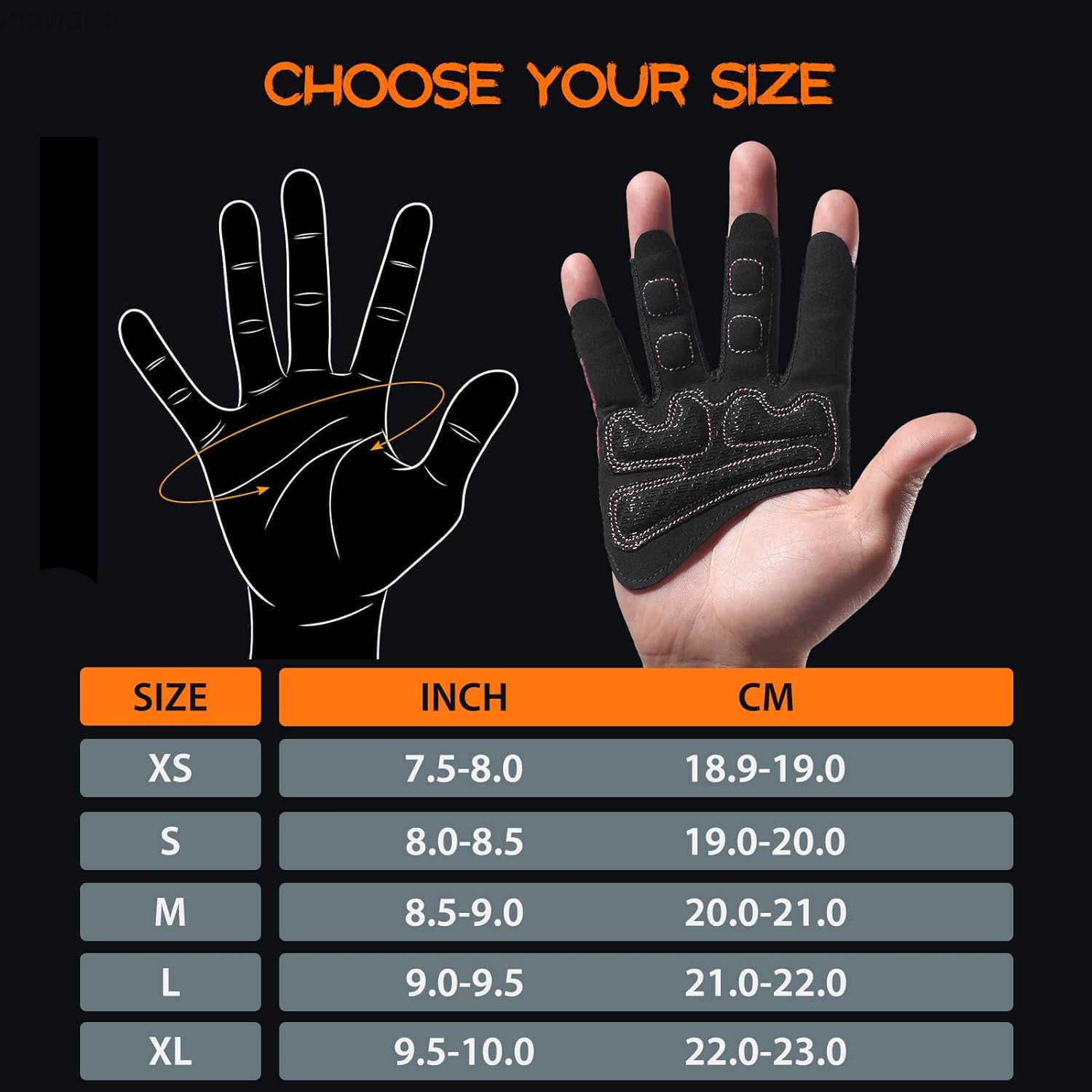 Partial Weight Lifting Gloves 34 Finger Workout Gloves for Men Women Full Palm Protection Silicone Grip Gym for Weightlifting Exercise Fitness Smartwa