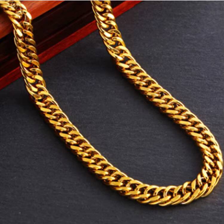 Sgarit Pure Gold Jewellery Wholesale Yellow Solid Gold Jewelry ManufaMoissaniteurer 345g 20nch Pure 24k Gold Chain Necklace Jewelry Man