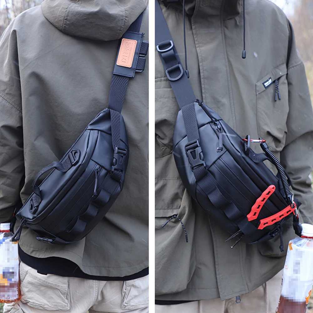 Outdoor Lure Bag Multifunctional Waterproof Portable Oxford Fishing Rod Travel Bag Rod Fishing Chest Pack Z250911