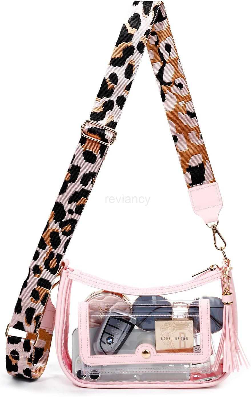 Clear Bag for Stadium Events Clear Purses for Women Crossbody Stadium ApprovedW250911