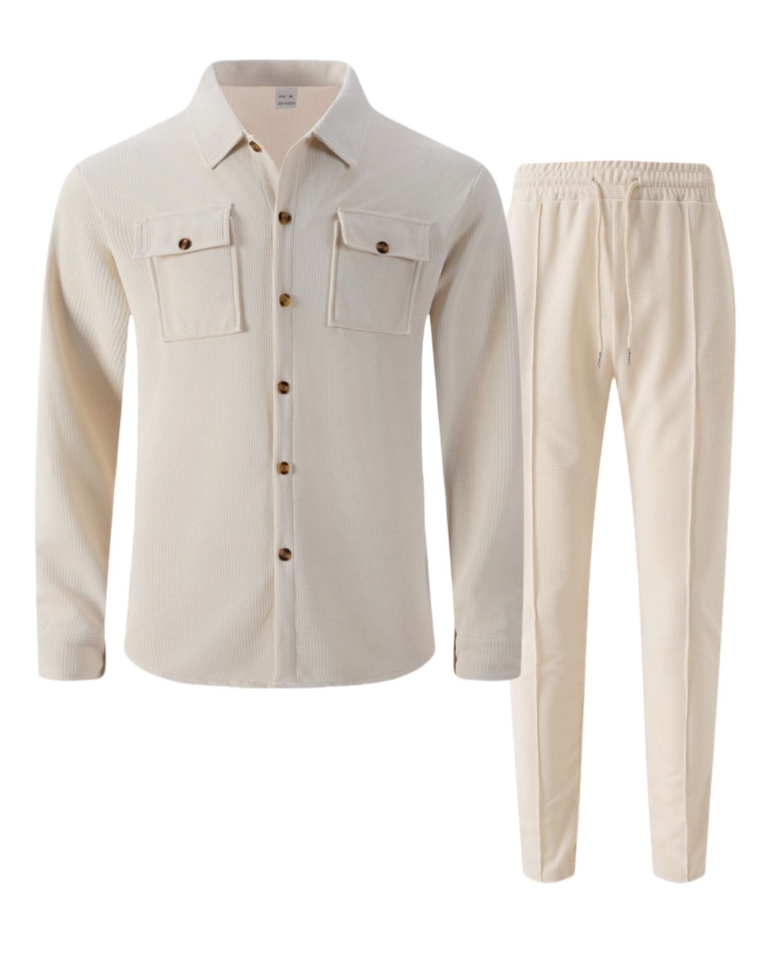 Summer Sexy men Sets Elegant Zipper Tops Sashes Button PockeTwo Piece Set