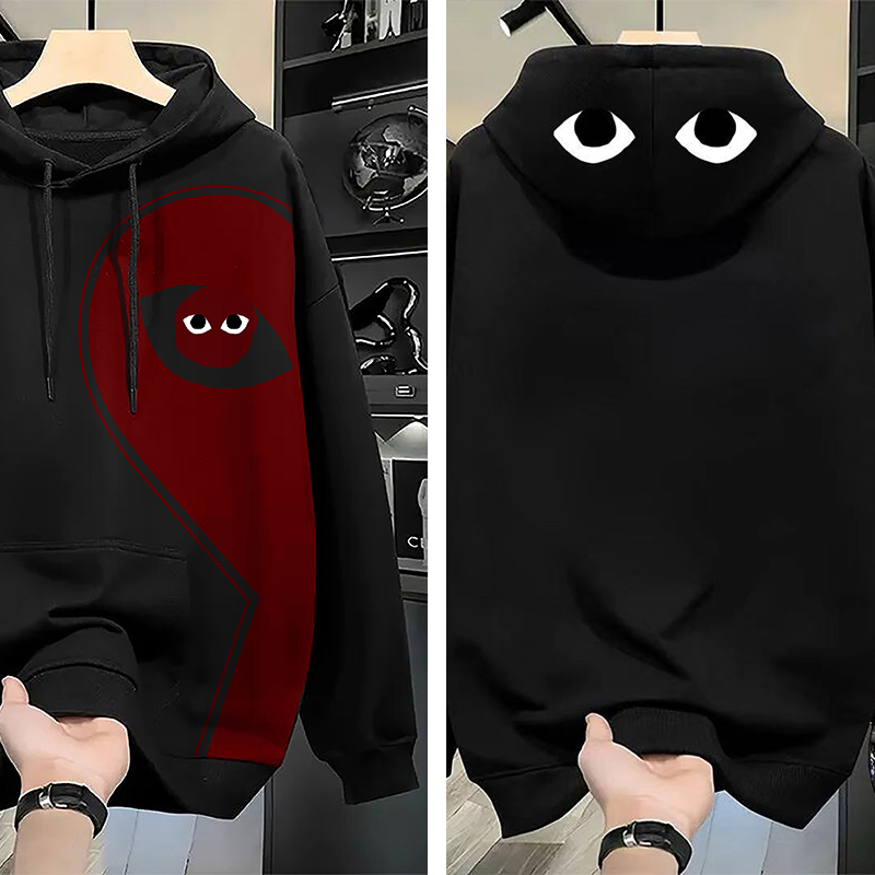 Men's Hoodies Luxurious Design Conventional And Fleece Cotton Warm Print Pattern Fashionable Hip-Hop Classic Birthday Gift Hoodies For Couples An