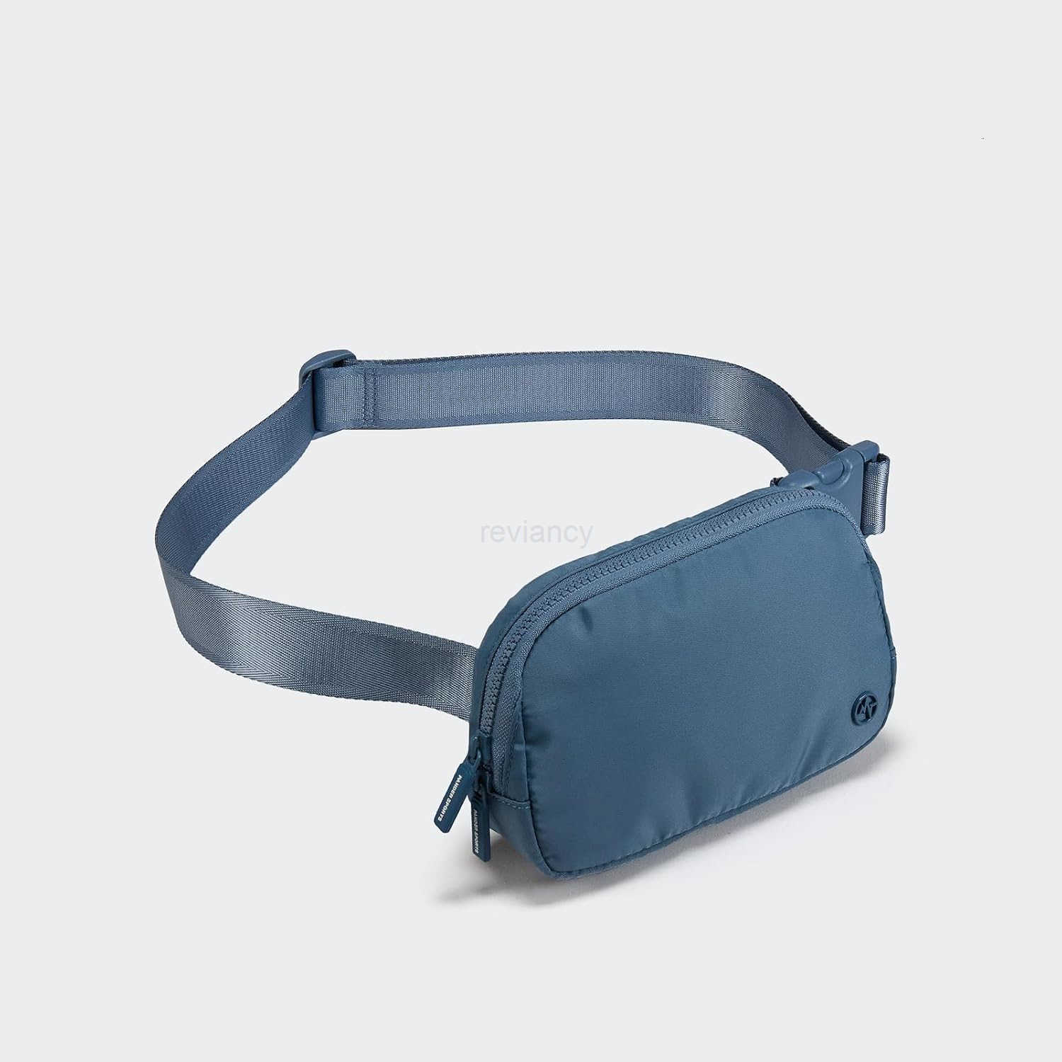 Two Way Zipper Fanny Pack Nylon Everywhere Belt Bag for Women Water Repellent Waist Packs Crossbody Bags with Adjustable Strap Indigo BlueW250911