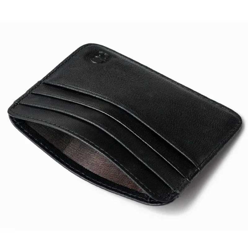 Retro First Layer Cowhide Leather Card Bag with 7 Card Slot Super Thin 100 Real Leather Bank Card Holder Coin Purse Sort Wallet W250911
