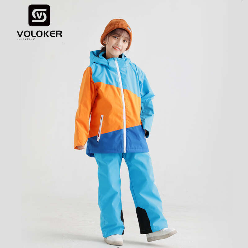 Children's Hardshell Wear Men's And Women's Winter Snowboard Double Board Equipment Warm Waterproof Ski Suit