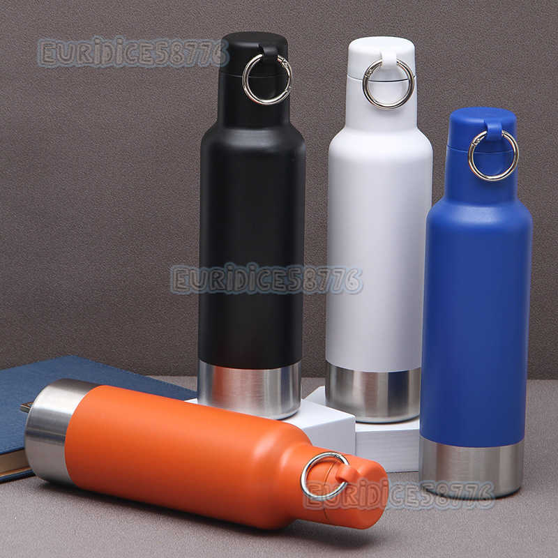 Stainless Steel Insulated Cup Outdoor Portable Sports Water Bottle Simple Water Cup Space Bottle Small Mouth Bottle H250911