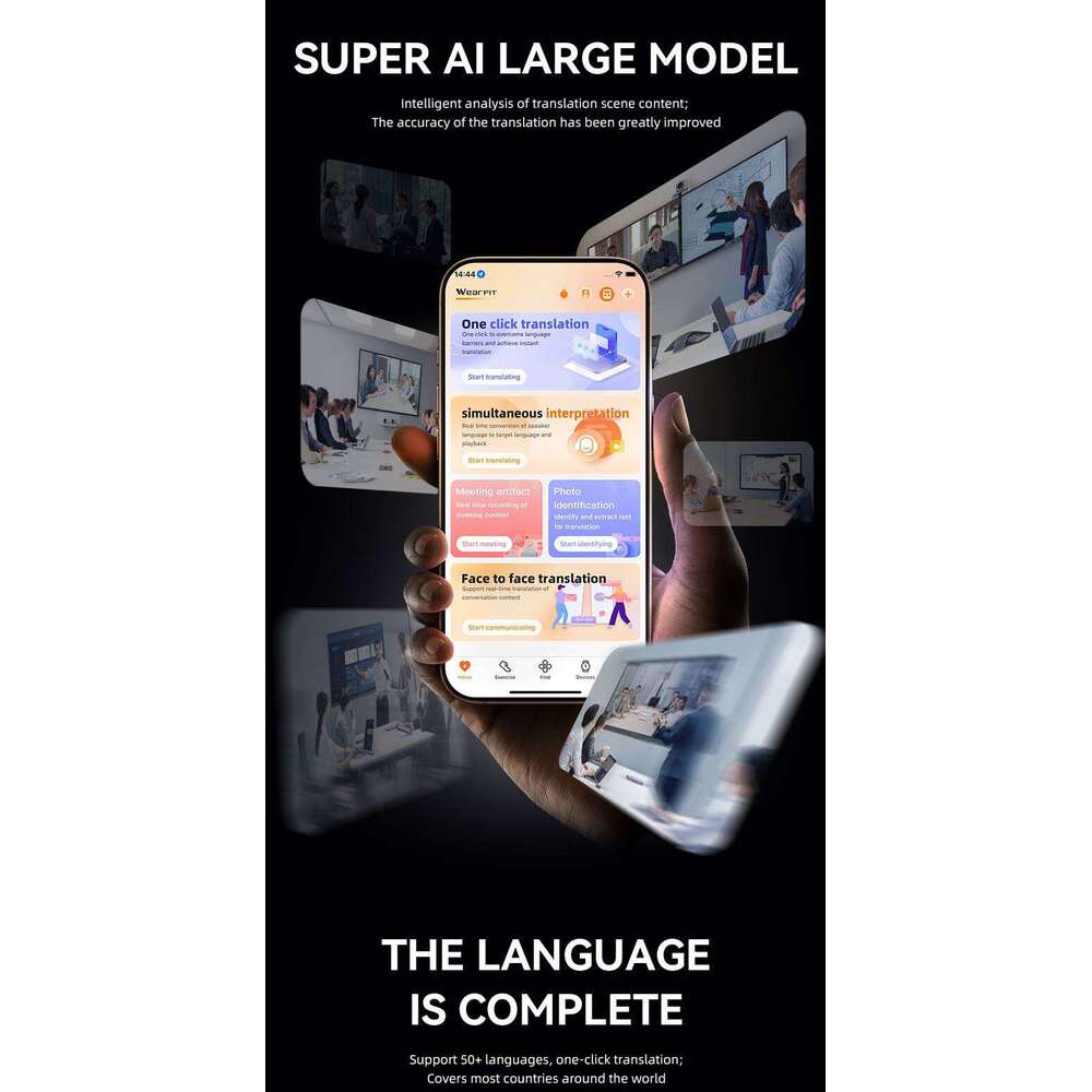 New Direction Translator Applicable To All Chat Software On Mobile Phones Easy Real Time Communication With Foreigners AI Conference Assistant