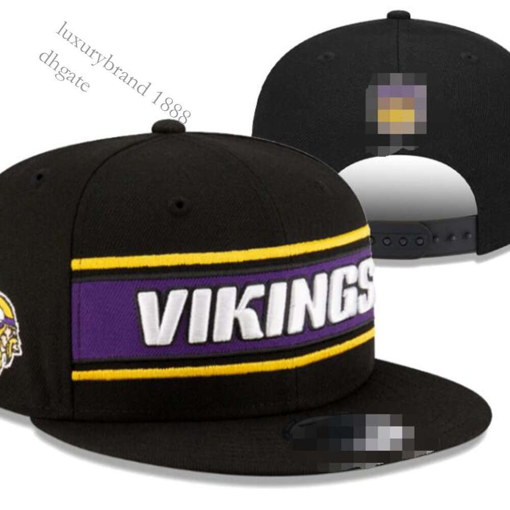 2024 fashion Basketball Snapback Vikings Baseball Snapbacks All Team Football Snap Back Hats Womens Mens Flat Caps Strapback Hip Hop Cap Sports Hat