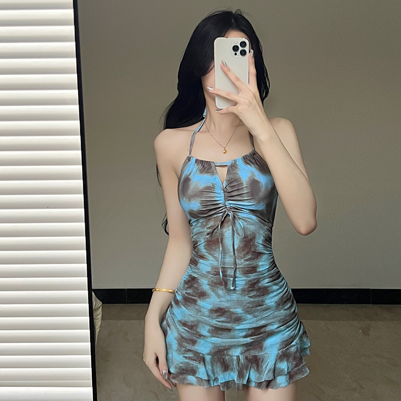 Melard Bikini Sexy Two-Piece Pure Desire Style Small Chest Push-Up Tummy Covering Vacation Hot Spring Swimsuit Three-Piece Set