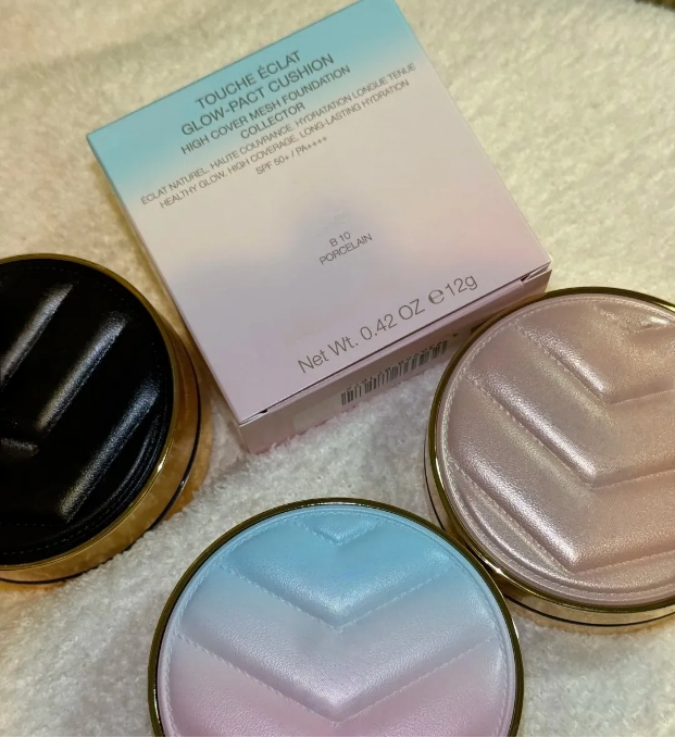 Glow-Pact cushion high cover mesh foundation collectior Air Cushion Foundation Mushroom Head Cream Concealer Whitening Makeup Cosmetics Waterproo
