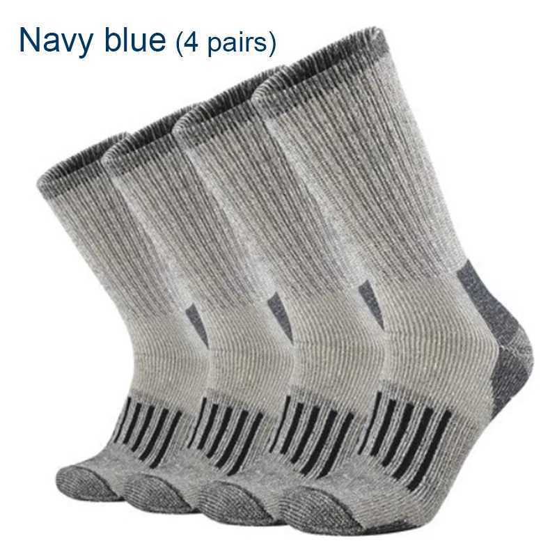 80 Merino Wool Socks For Men Women Thicken Warm Hiking Cushion Crew Socks Merino Wool Sports Socks Moisture Wicking Euro Size D250911