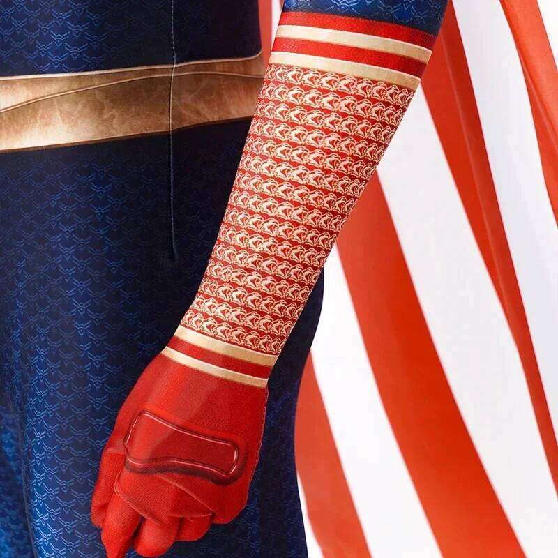 Homelander Jumpsuit The Boys Cosplay Homelander Cosplay Costume Fu ll Set Bodys uit Halloween Zentai Armor Suit Men