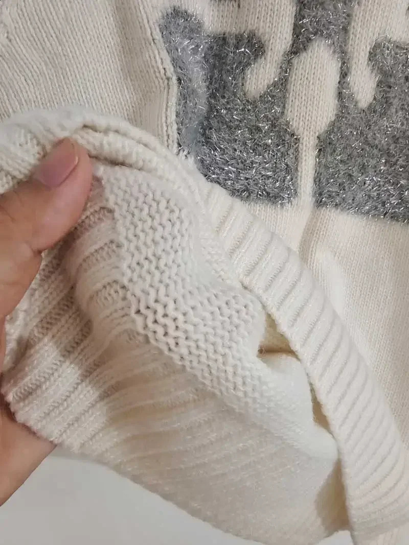 Geometric Patterns Knit sweater vest Oneck sleeveless Wool Blend Sweater women Autumn Winter 250911