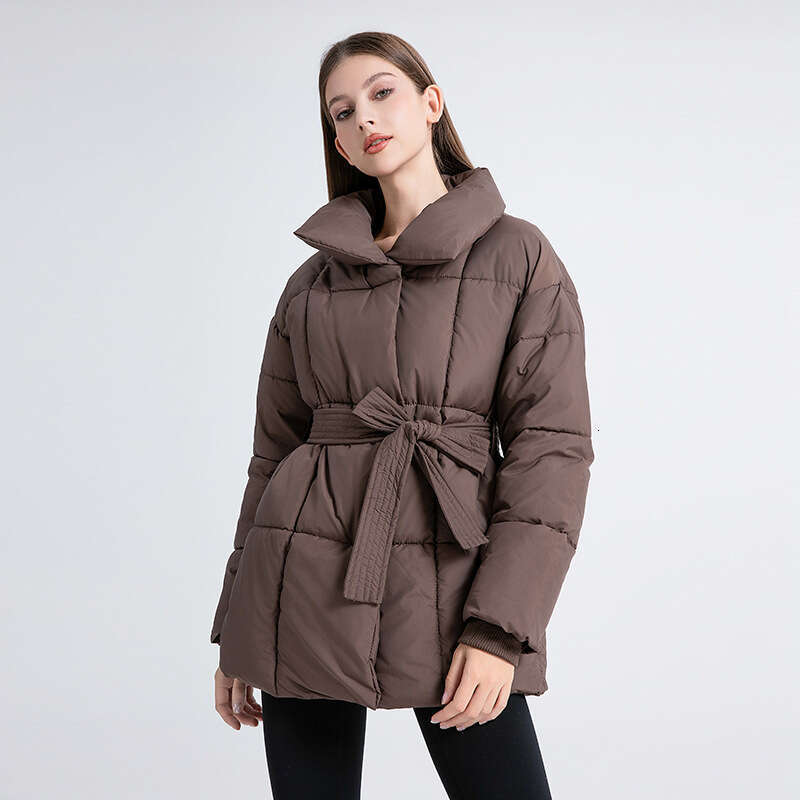 Women's Mid-Length Down Jacket Winter New Style Design Coat Student Cotton Outerwear