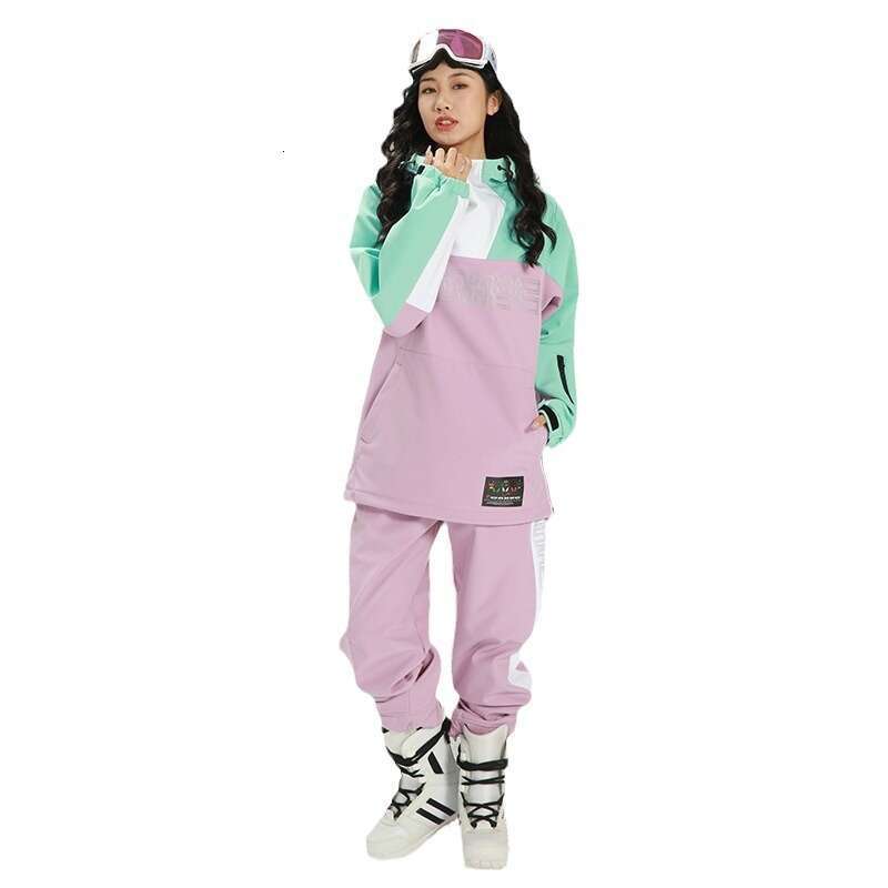 New Snowboard Suit For Men And Women Couples Winter Snow Field Outdoor Windproof Waterproof Fashion Thickened Warm