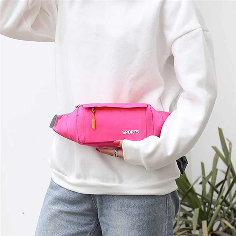 Waist Pack Women Running Waterproof Waist Bag Mobile Phone Holder Gym Fitness Travel Pouch Belt Chest Bags Z250911