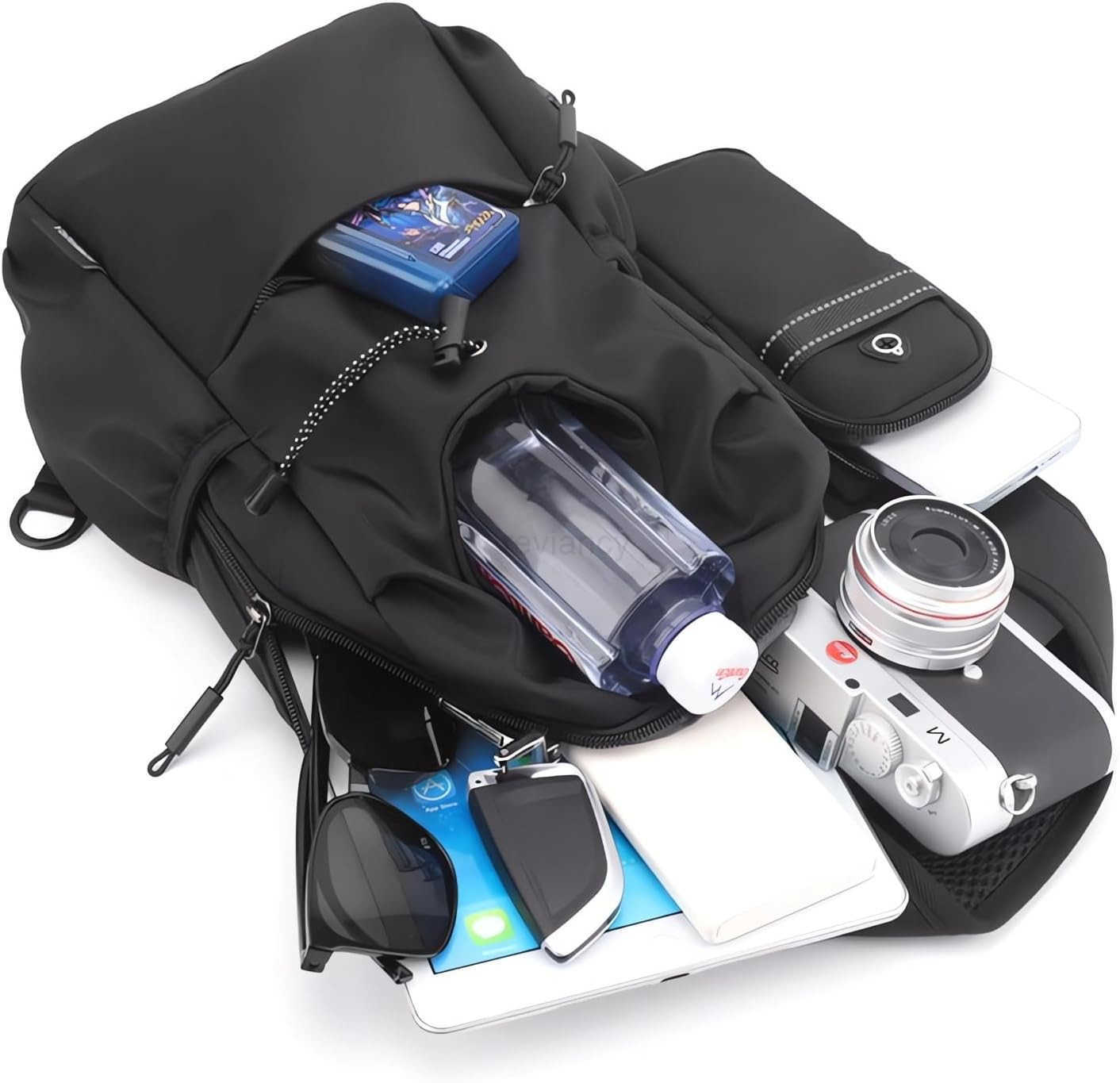 small waterproof sling bag with water bottle holder crossbody sling backpack for men women chest bag for hiking travelW250911