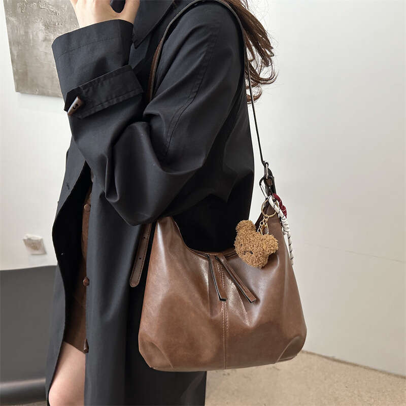 Trendy Melad Style Large Capacity Underarm 2025 Winter New High-Value Single Designer Bags Shoulder Crossbody Commuter Tote Bag