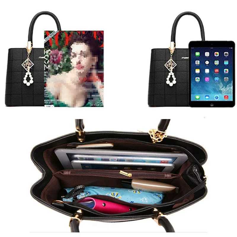 Women Handbag Patchwork Shoulder Messenger Office Work PU Leather Female Bag Ladies Handbag Fashion Elegant Shoulder Bag Z250911