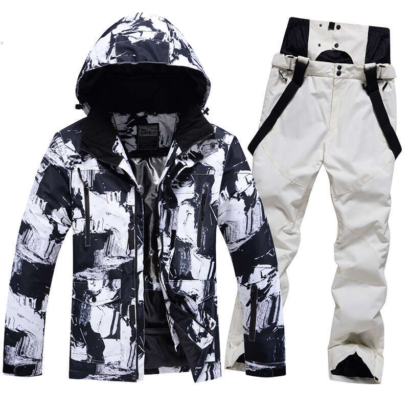 Ski Suits For Couples, Windproof, Waterproof, Warm, Single Double Board Skiing Clothes And Pants