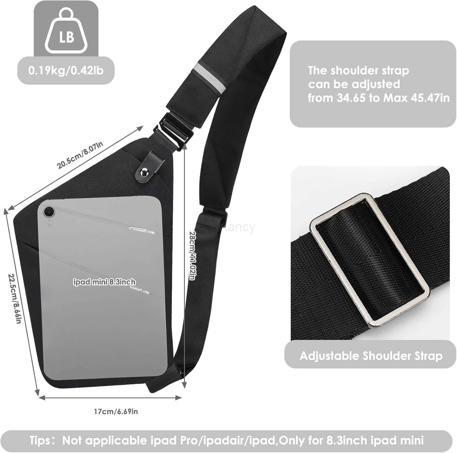 Sling Bag AntiTheft Crossbody Bag for Women Men Sling Backpack Multipurpose Travel Essentials Hiking Chest Bag DaypackW250911