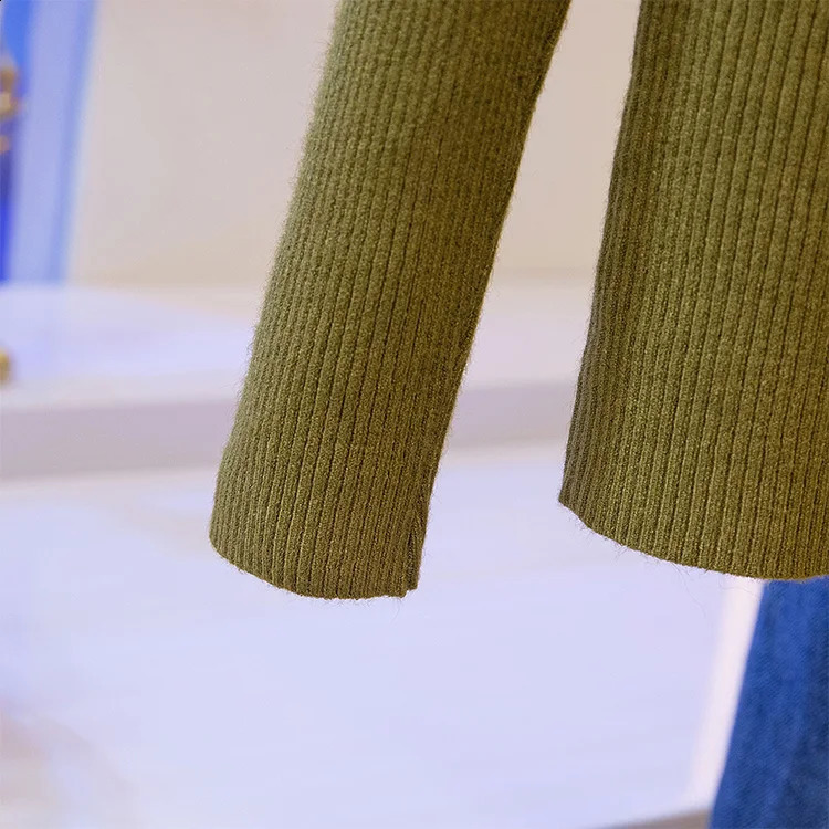 2026 Korean Style Fashion Autumn Winter Turn Down Collar Cardigan Knitted Sweater Casual Loose Long Sleeved Base Women 250911