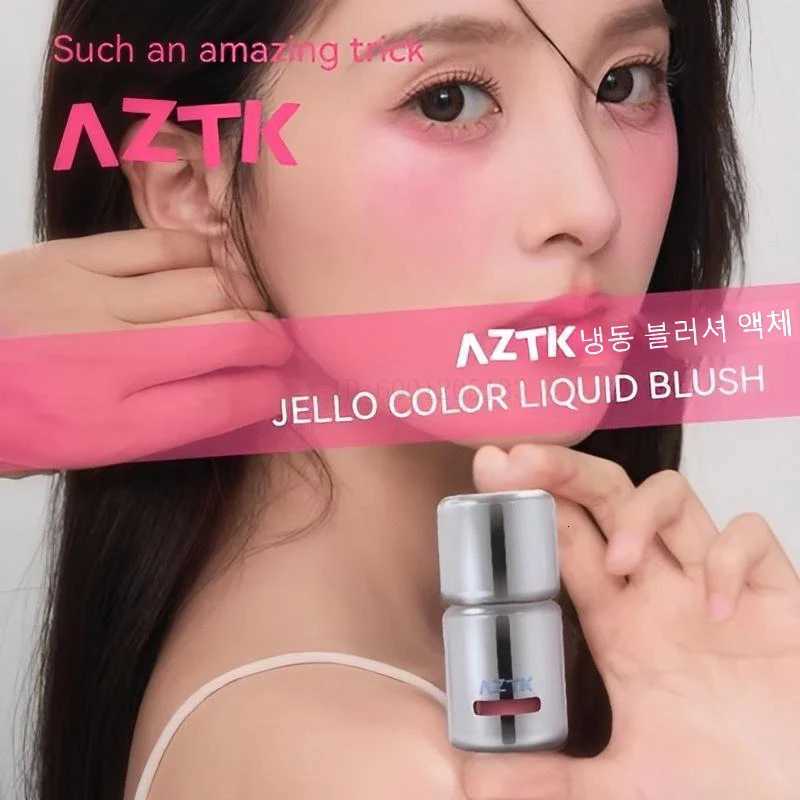 AZTK Liquid Blush Tanned Jello Color Rendering Liquid Blusher Moisturizer Longlasting Beauty Expands Contracts Cheek Face Makeup W250911