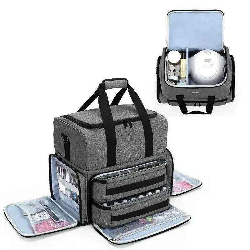 Polish Bag Storage Case Travel Carrying For Nail Art Accessories Holds Bags Portable Cosmetic Handbag Organizer